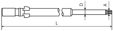 X(H) ヘクサロビュラビット いじり止め付き｜HIOS